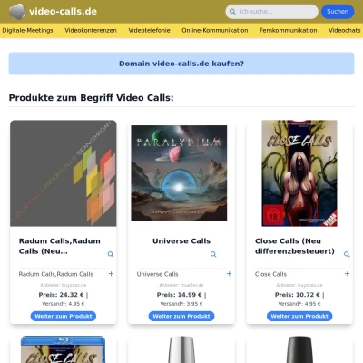 Screenshot video-calls.de