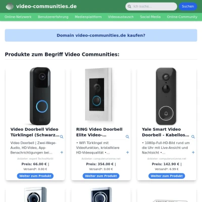 Screenshot video-communities.de