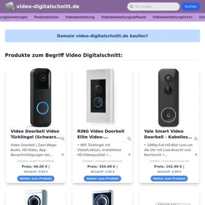 Screenshot video-digitalschnitt.de