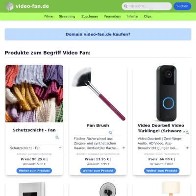 Screenshot video-fan.de