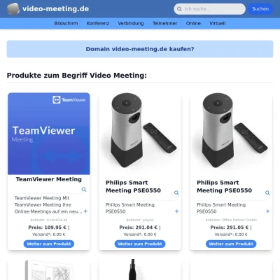 Screenshot video-meeting.de