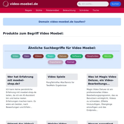 Screenshot video-moebel.de