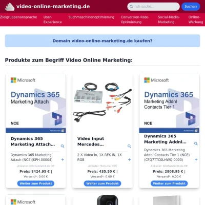 Screenshot video-online-marketing.de