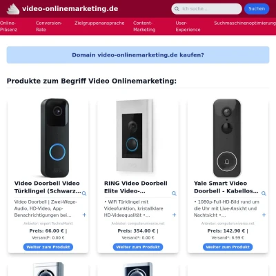 Screenshot video-onlinemarketing.de