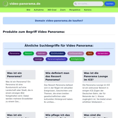 Screenshot video-panorama.de