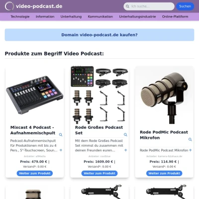 Screenshot video-podcast.de