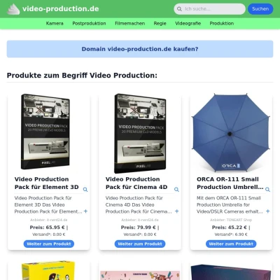 Screenshot video-production.de