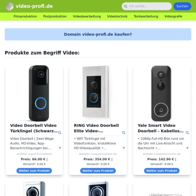 Screenshot video-profi.de