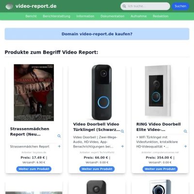 Screenshot video-report.de