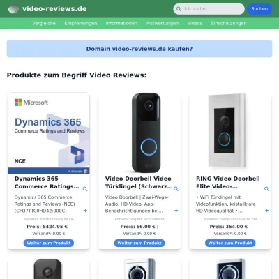 Screenshot video-reviews.de