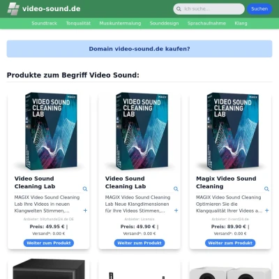 Screenshot video-sound.de