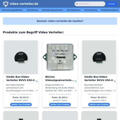 Screenshot video-verteiler.de