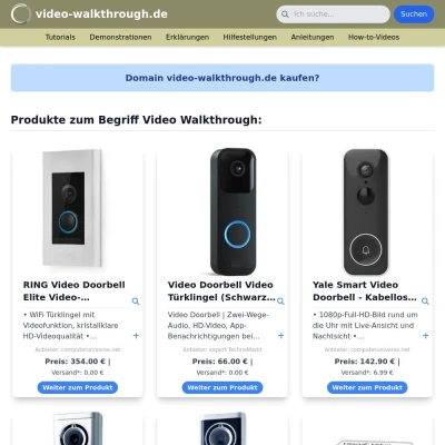 Screenshot video-walkthrough.de