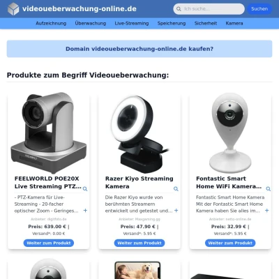 Screenshot videoueberwachung-online.de