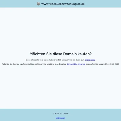 Screenshot videoueberwachung.co.de