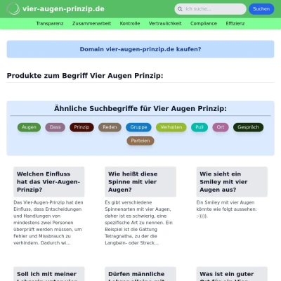 Screenshot vier-augen-prinzip.de