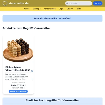 Screenshot viererreihe.de