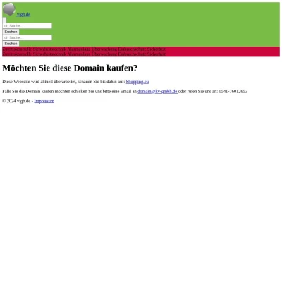 Screenshot vigb.de