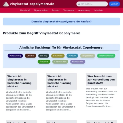 Screenshot vinylacetat-copolymere.de