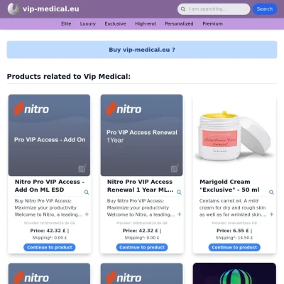 Screenshot vip-medical.eu