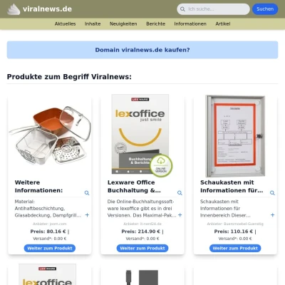 Screenshot viralnews.de