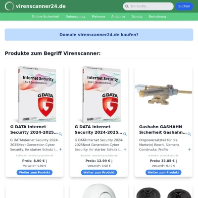 Screenshot virenscanner24.de