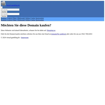 Screenshot virtual-gambling.de