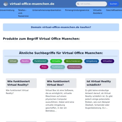 Screenshot virtual-office-muenchen.de