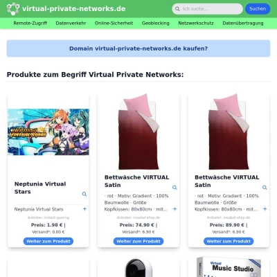 Screenshot virtual-private-networks.de