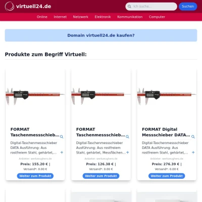 Screenshot virtuell24.de