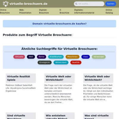 Screenshot virtuelle-broschuere.de