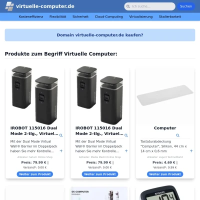 Screenshot virtuelle-computer.de