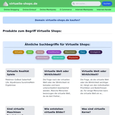 Screenshot virtuelle-shops.de