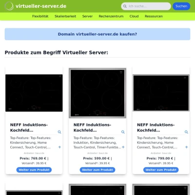 Screenshot virtueller-server.de