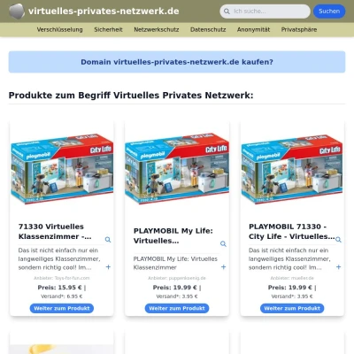 Screenshot virtuelles-privates-netzwerk.de