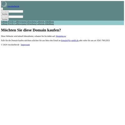 Screenshot viscoluefter.de