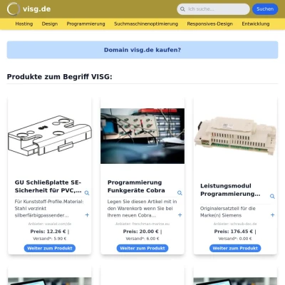 Screenshot visg.de