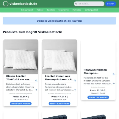 Screenshot viskoelastisch.de