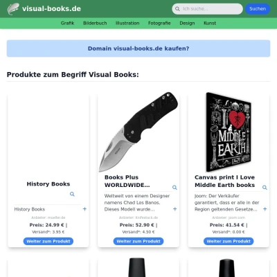 Screenshot visual-books.de