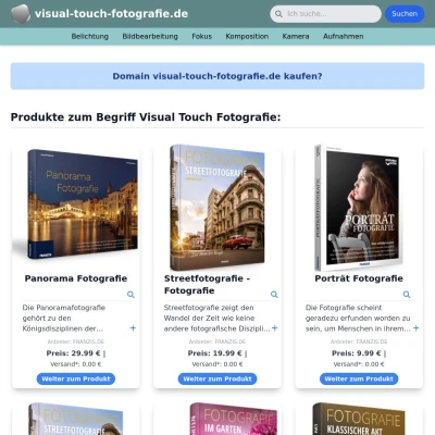 Screenshot visual-touch-fotografie.de