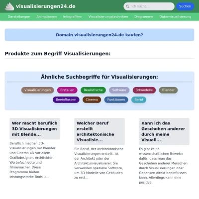 Screenshot visualisierungen24.de