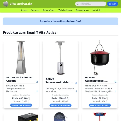 Screenshot vita-activa.de