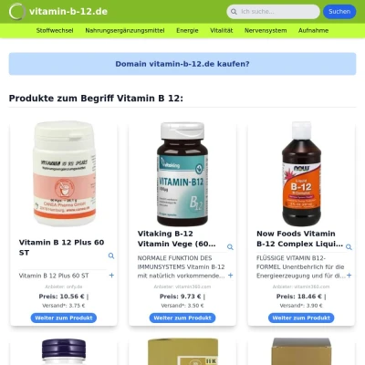 Screenshot vitamin-b-12.de