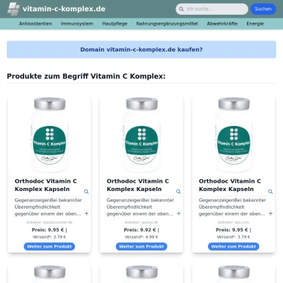 Screenshot vitamin-c-komplex.de