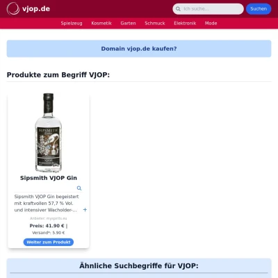 Screenshot vjop.de