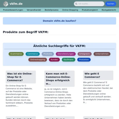 Screenshot vkfm.de