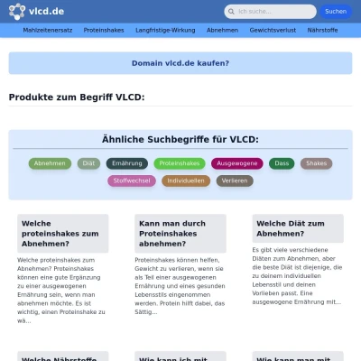 Screenshot vlcd.de