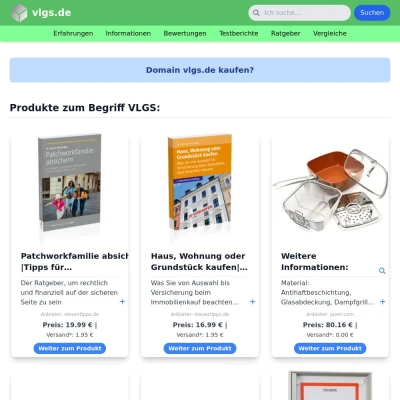 Screenshot vlgs.de