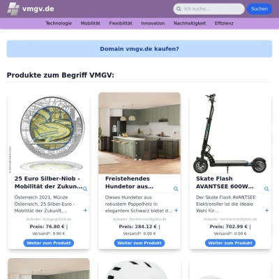 Screenshot vmgv.de