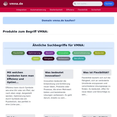 Screenshot vmna.de